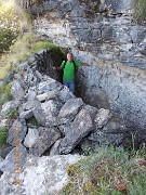 44-SANTO NELLA TRINCEA SCAVATA NELLA ROCCIA